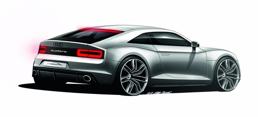 Эскиз Audi Quattro Concept 2010 года  (фото 14 из 119)